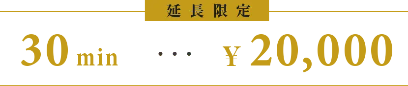 30分延長